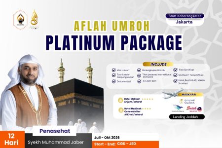 AFLAH UMRAH PLATINUM 12 HARI START JAKARTA