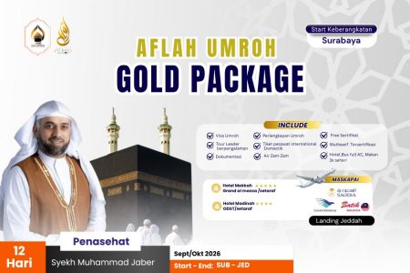 AFLAH UMRAH GOLD 12 HARI START SURABAYA